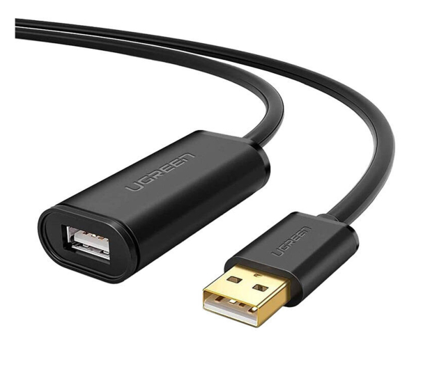 UGREEN Kabel przedłużający USB 2.0 US121 aktywny 5m czarny - 1489087 - zdjęcie 3